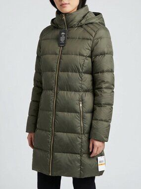 NWT Lucky Packable Down Hooded jacket coat women’s winter parka Size: SP